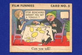 1935 R48 Film Funnies Card #5 Chico Marx  