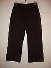 Black Brown Red PinStripe CHICOS DESIGN Pants 0 4 6  