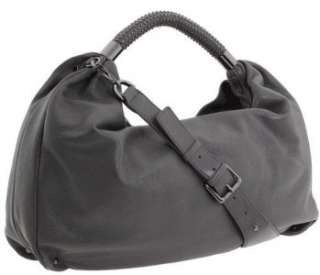   COLE NEW YORK Handbag Purse NO SLOUCH HOBO Grey Leather $299  