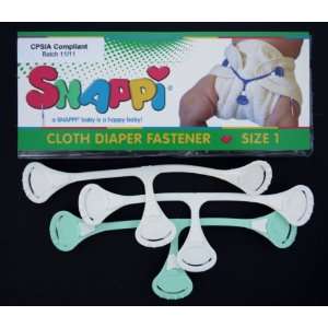  Snappi Cloth Diaper Fasteners   Pack of 3 (1 Mint Green 