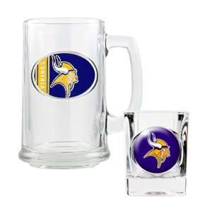 Minnesota Vikings   NFL Boilermaker Mug & Shot Gift Set  
