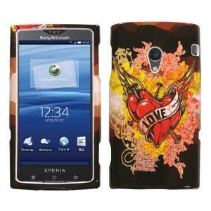  Love Tattoo Snap On Protector Case for Sony Ericsson 