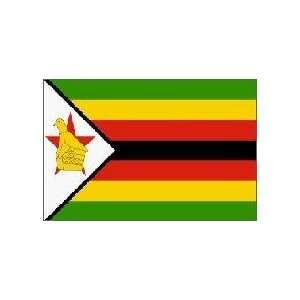  Zimbabwe Flag Polyester 2 ft. x 3 ft. Patio, Lawn 