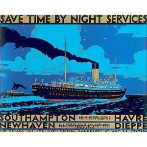  Save Time by Night by Kenneth Shoesmith   24 1/2 x 30 1/2 