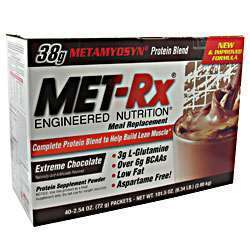 Met Rx Meal Replacement Shake Chocolate 40 Pack  