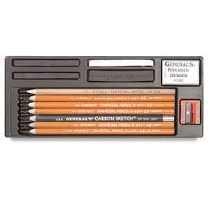  Generals Charcoal Pencil Drawing Kit No. 15   Charcoal 