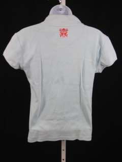 You are bidding on a SHANGHAI TANG Kids Baby Blue Cotton Shirt Top Sz 