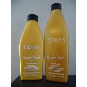  Redken Blonde Glam Shampoo 10.1 oz & Conditioner 8.5 oz 