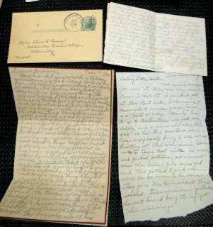 LOT 1930s vintage ALICE BROWN LETTERS christiana pa ★  
