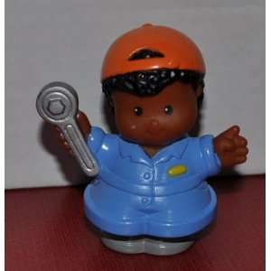 Little People Car Mechanic 2002   Replacement Figure   Classic Fisher 