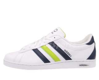 Adidas Neo Label Derby White Navy Green 2012 Mens Retro Casual Shoes 