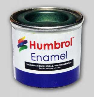 Humbrol #195  Satin Chrome Green  advanced modeling paint for 