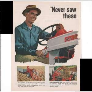   Select O Speed Farm Tractors 2 Pg 1960 Vintage Antique Advertisement