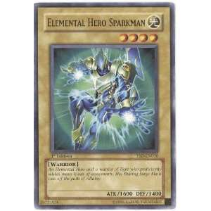   Card 1st edition   YSD EN010   ELEMENTAL HERO SPARKMAN Toys & Games