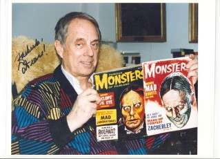 JOHN ZACHERLEY SIGNED FAMOUS MONSTERS OF FILMLAND NO MAKEUP.