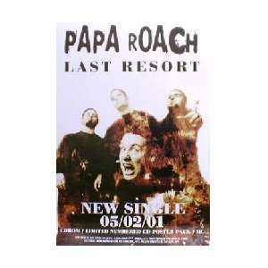  Music   Hard Rock Posters Papa Roach   Last Resort 