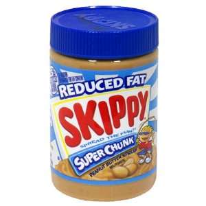 Skippy Super Chunky Reduced Fat, 18 Ounce Unit  Grocery 