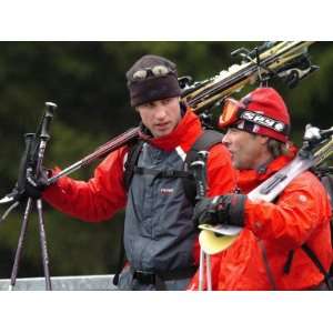 Prince William at the ski lift in Klosters Switzerland Photographic 