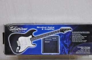 Silvertone Revolver Electric Guitar Pack, Black   SS11PK BK Rtl $169 
