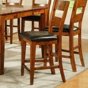  Mango Counter Height Dining Chair in Light Oak [Set of 2 