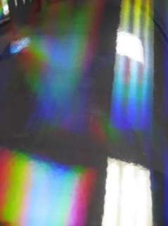 Holographic Silver Rainbow Oil Slick Vinyl 24 x 10 ft  