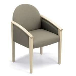  Krug Icon 1061 AA, Guest Side Reception Wood Arm Chair 