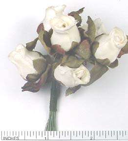 72 Ivory Cream Mini Silk Flowers Rose Craft Wholesale  