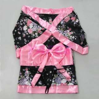 Sexy MINI Japanese kimono dress+Waistband+g string3pc  