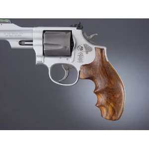  Hogue S&W K/L Frame Round Butt Grips Coco Bolo