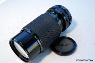 Konica AR sigma 70 210mm f4.5 lens manual focus zoom  