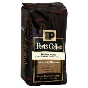 Peets Coffee, Coffee Wholeb Ital Roast, 12 Ounce (6 Pack)  