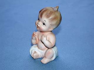 Beautiful Napco Vintage 1960 Piano Baby Figurine B  