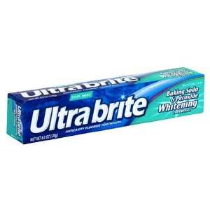  Ultra Brite Toothpaste Baking Soda & Peroxide 6 oz. (Pack 