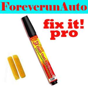 Fix It Pro Clear Clean Car Scratch Repair Remover Pen  