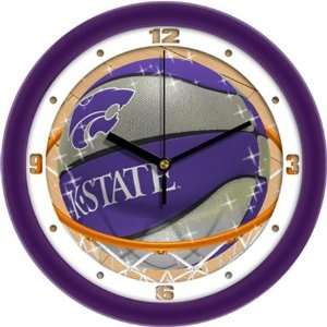   State Wildcats KSU NCAA 12In Slam Dunk Wall Clock