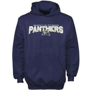  Pittsburgh Panthers Navy Blue Youth School Mascot Hoody 