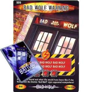 com Doctor Who Single Card  Devastator 174 (999) Bad Wolf Warning Dr 