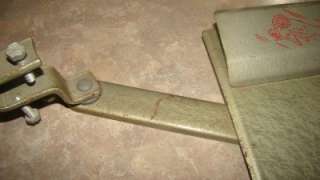 Vintage Industrial Metal Clipboard w/ Clamp Swivel Arm  
