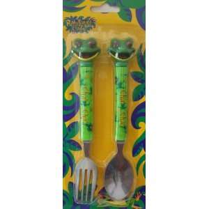  Rainforset Cafe, Cha Cha, Set of a Spoon and Fork Toys 