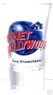 Planet Hollywood shotglass San Francisco NEW ORIGINAL  