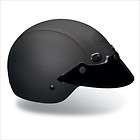 Bell Shorty Black Hide Open Face Motorcycle Helmet Size 2XLarge 2XL
