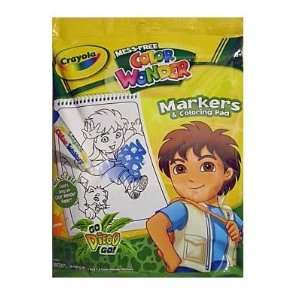   Diego, Go Crayola Color Wonder Markers and Coloring Pad Toys & Games