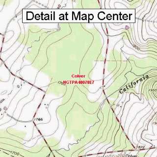  USGS Topographic Quadrangle Map   Colver, Pennsylvania 