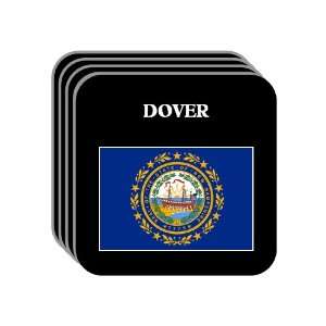  US State Flag   DOVER, New Hampshire (NH) Set of 4 Mini 