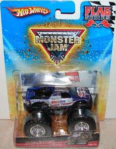 Hot Wheels MONSTER JAM SHOCK THERAPY #60 Truck Flag  