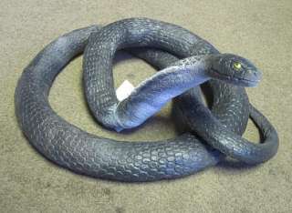 Fake Cobra Snake  Long Gray Foam filled Latex Snake. Great for use 