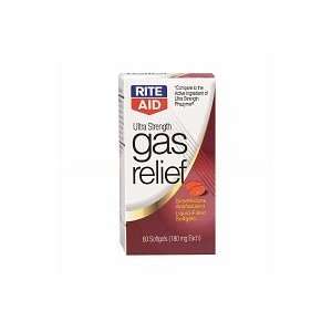  Rite Aid Ultra Strength Gas Relief, Softgels 60 ea Beauty