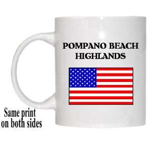  US Flag   Pompano Beach Highlands, Florida (FL) Mug 