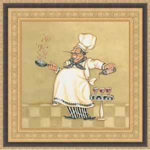  Seafood Chef by S. Marrott   Framed Artwork