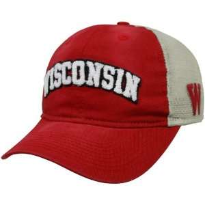  adidas Wisconsin Badgers Cardinal Vault Adjustable Hat 